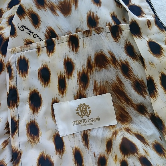 SALE! Roberto Cavalli Sz 42/M Cheetah Print Jacket - Picture 7 of 8